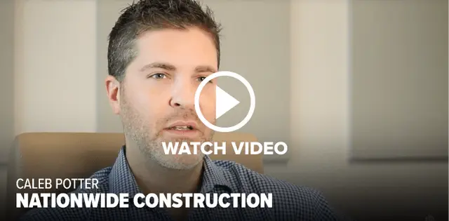 A construction firm's case results, including an 800% increase in client leads and a 22-point increase in domain authority.